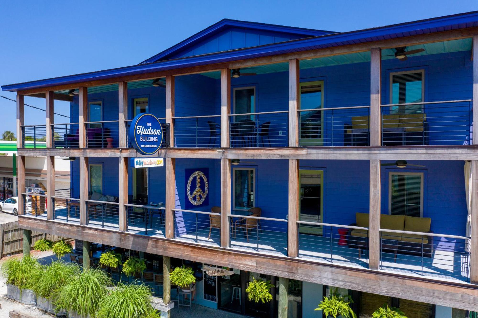 Folly Vacation Perfect Purple Palace Apt C Folly Beach Exterior foto